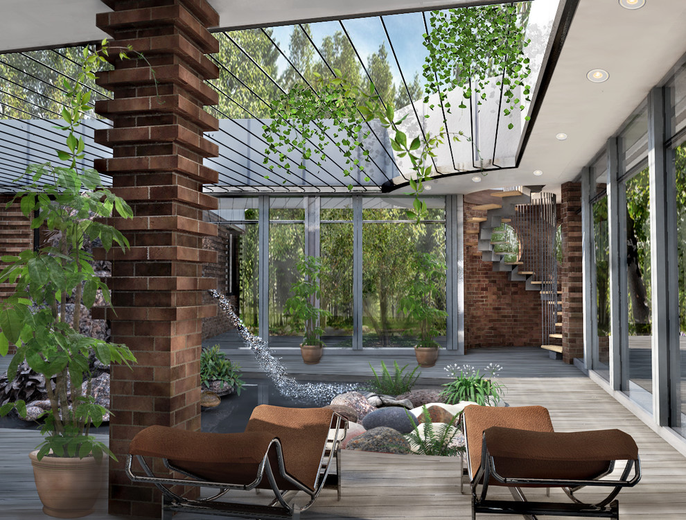 Эскизный проект индивидуального жилого дома в Велегож - парк 2 Тульской области