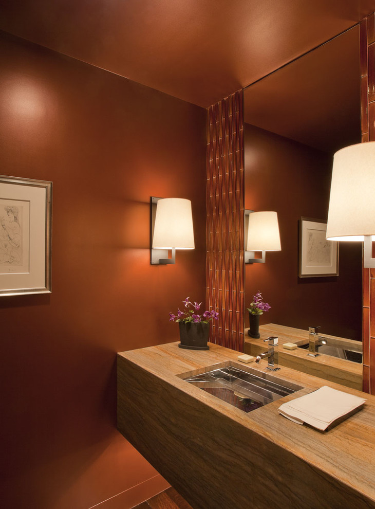 Contemporary Powder Room - Contemporary - Powder Room ...