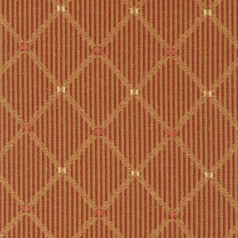 Diamond - Burnt Orange Upholstery Fabric