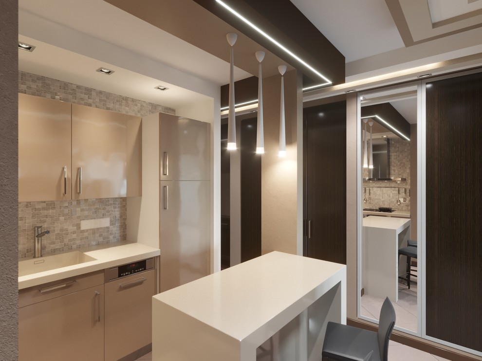 Проект трёхкомнатной квартиры IO001