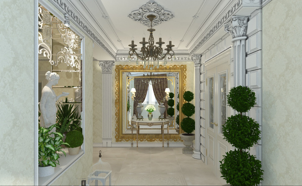 холл в частном доме