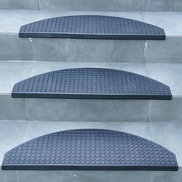 BlockGrip Step Mats, Set of 6 Traditional Stair Tread Rugs by