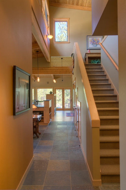 Meadow Views at Model Rural Cluster contemporary-staircase