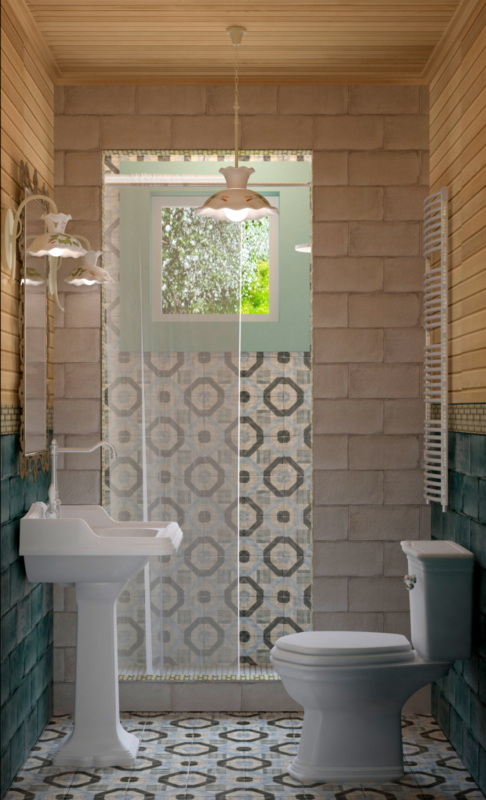 Интерьер загородного дома, д. Хабарское, Нижегородская область