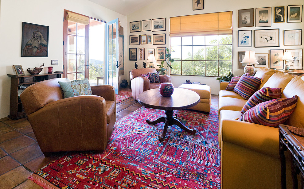 Inspiration for a living room in Santa Barbara.