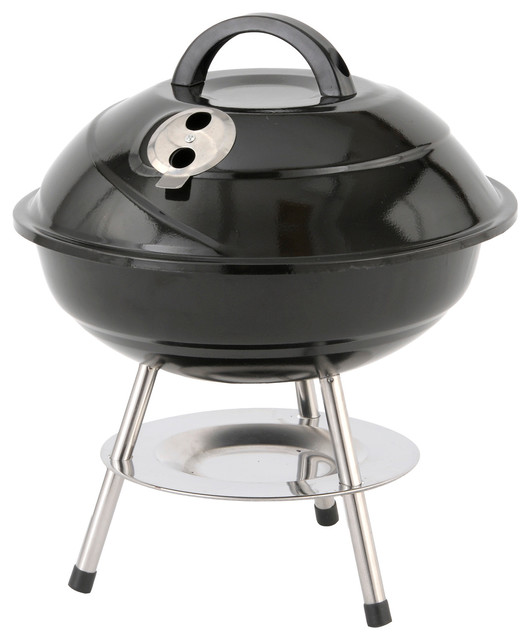 Tabletop Vortex Charcoal Grill, 14" Contemporary Outdoor Grills