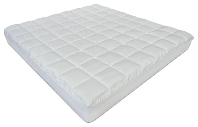 plush quilted mattress cover