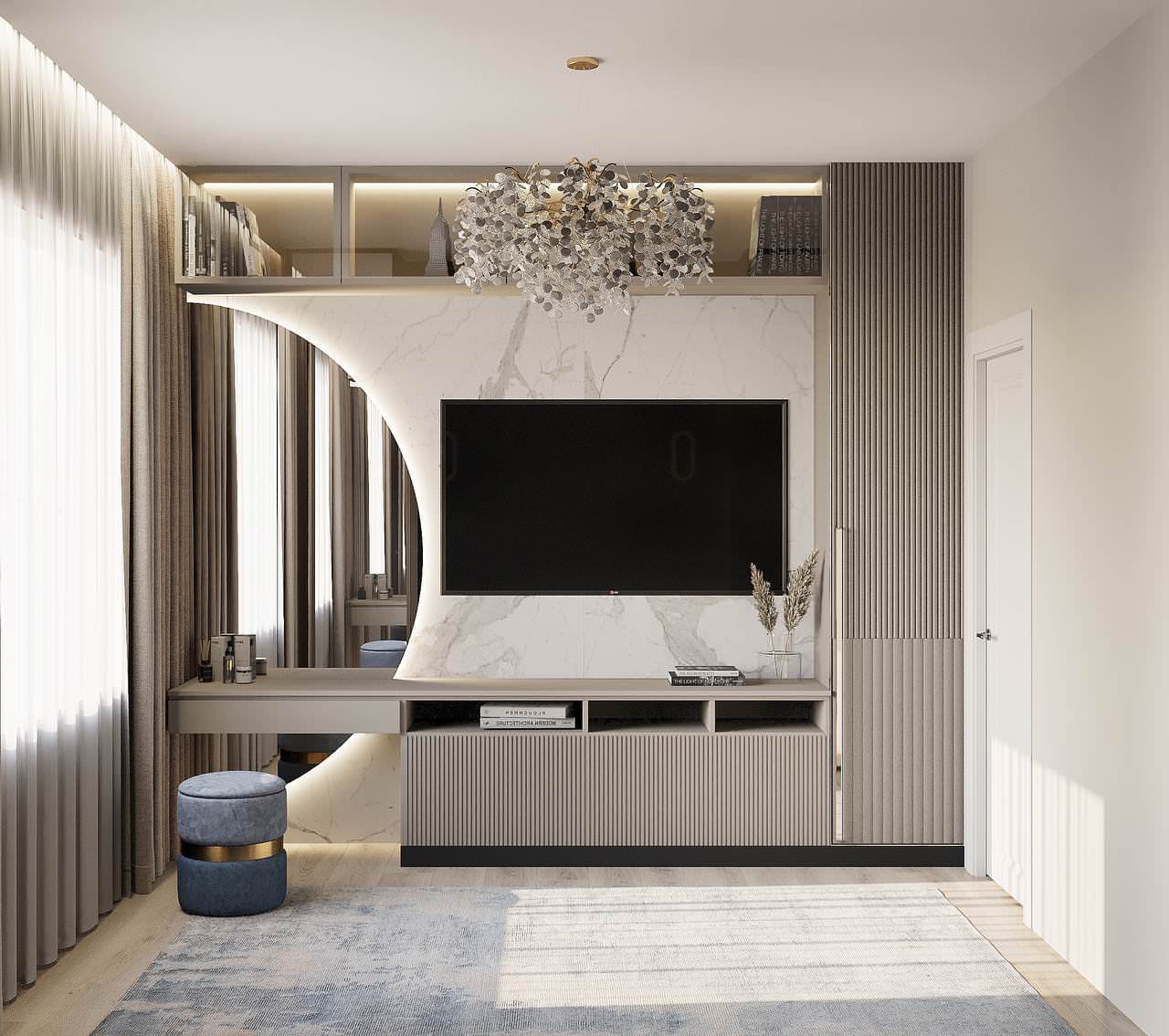 Дизайн-проект ЖК Айлант 54 кв.м