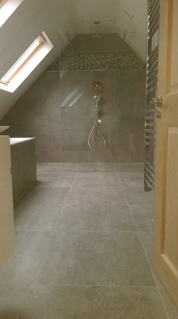 Camberley Loft Conversion Wetroom - Modern - Bathroom - Hampshire - by ...