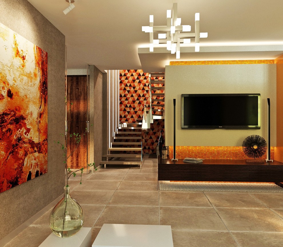 Двухуровневая квартира в современном стиле