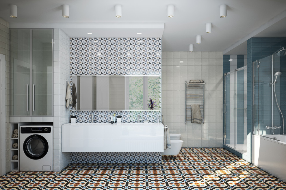 Дом для молодой пары.Ванная комната