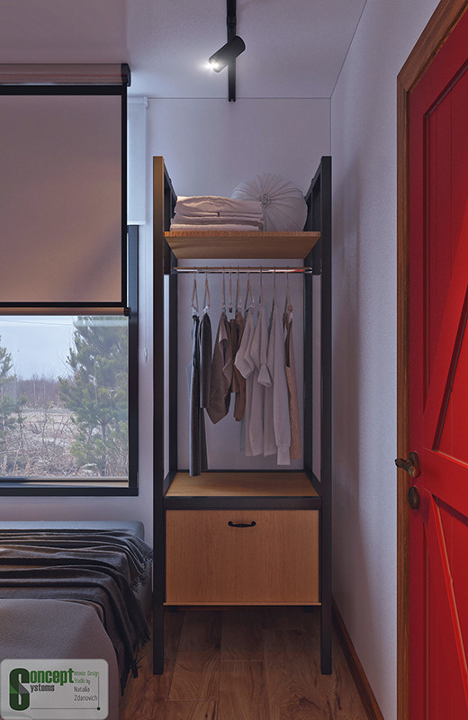 Дом из морского контейнера (спальня 2)