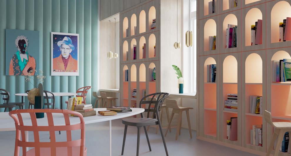 Дипломная работа "Проект реконструкции школы на Адмиралтейской набережной"