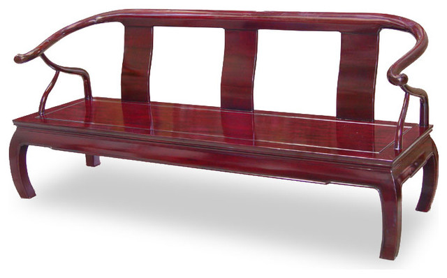 Rosewood Chow Leg Couch Asian Sofas By China Furniture And Arts Rosewood Chow Leg Couch
