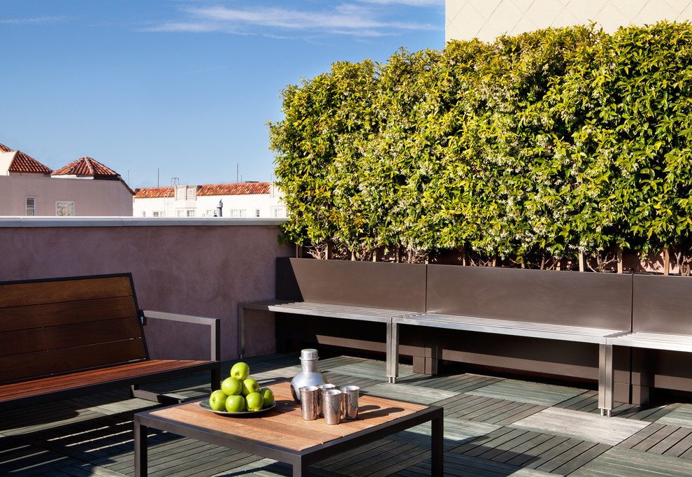Photo of a modern rooftop and rooftop deck in San Francisco.