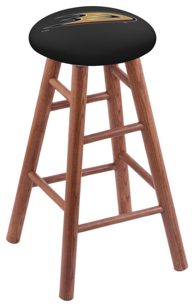 Holland RC Anaheim Ducks 36" Swivel Oak Extra Tall Bar Stool Medium