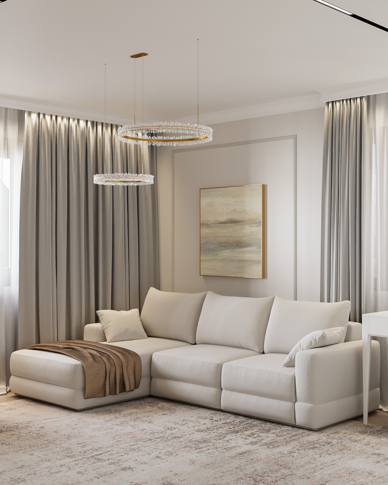 Дизайн интерьера квартиры в жилом комплексе "Хорошевский"