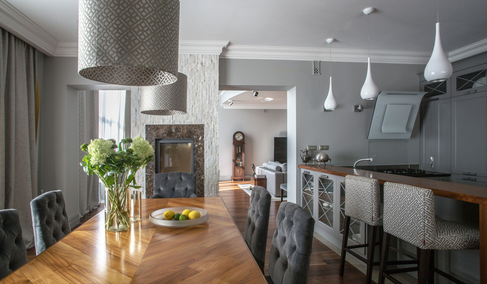 частный дом, столовая