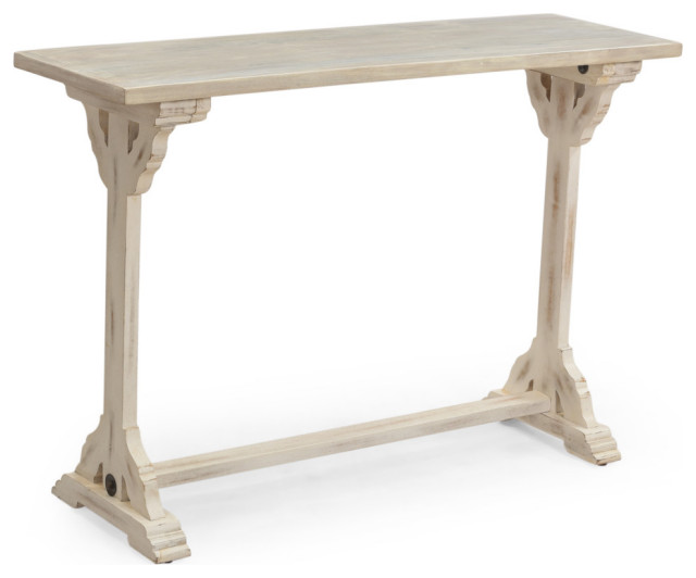 Hemsley Traditional Handcrafted Mango Wood Console Table French