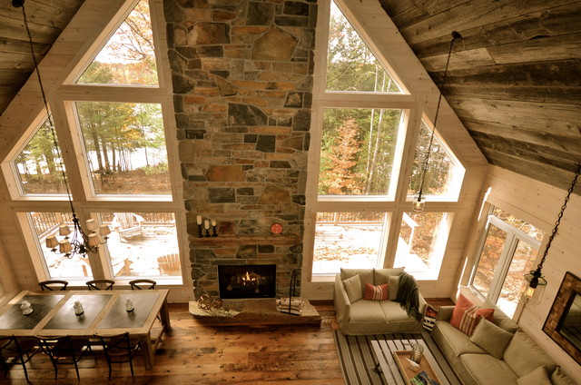 Cozy Rustic Family Cottage Cabin Rustic Family Room