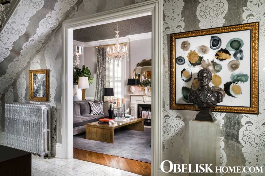 Inspiration for a mid-sized transitional entryway remodel