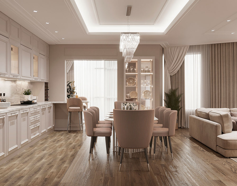 ДИЗАЙН ИНТЕРЬЕРА КВАРТИРЫ В ЖК АНГЛИЙСКИЙ КВАРТАЛ, 130 КВ.М.