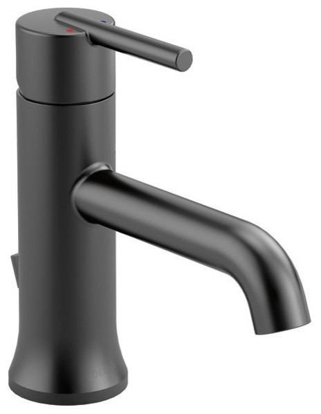 Delta Trinsic Single Handle Bathroom Faucet, Matte Black, 559LF-BLMPU