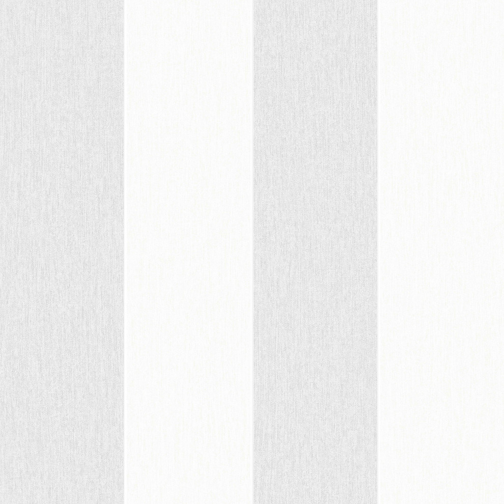 Transform Stripe Gray Peel and Stick Wallpaper Contemporary