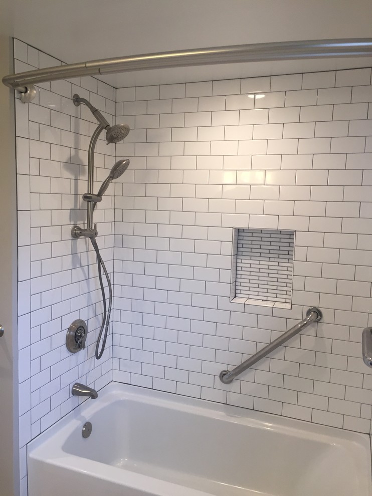 All White Bathroom Remodel