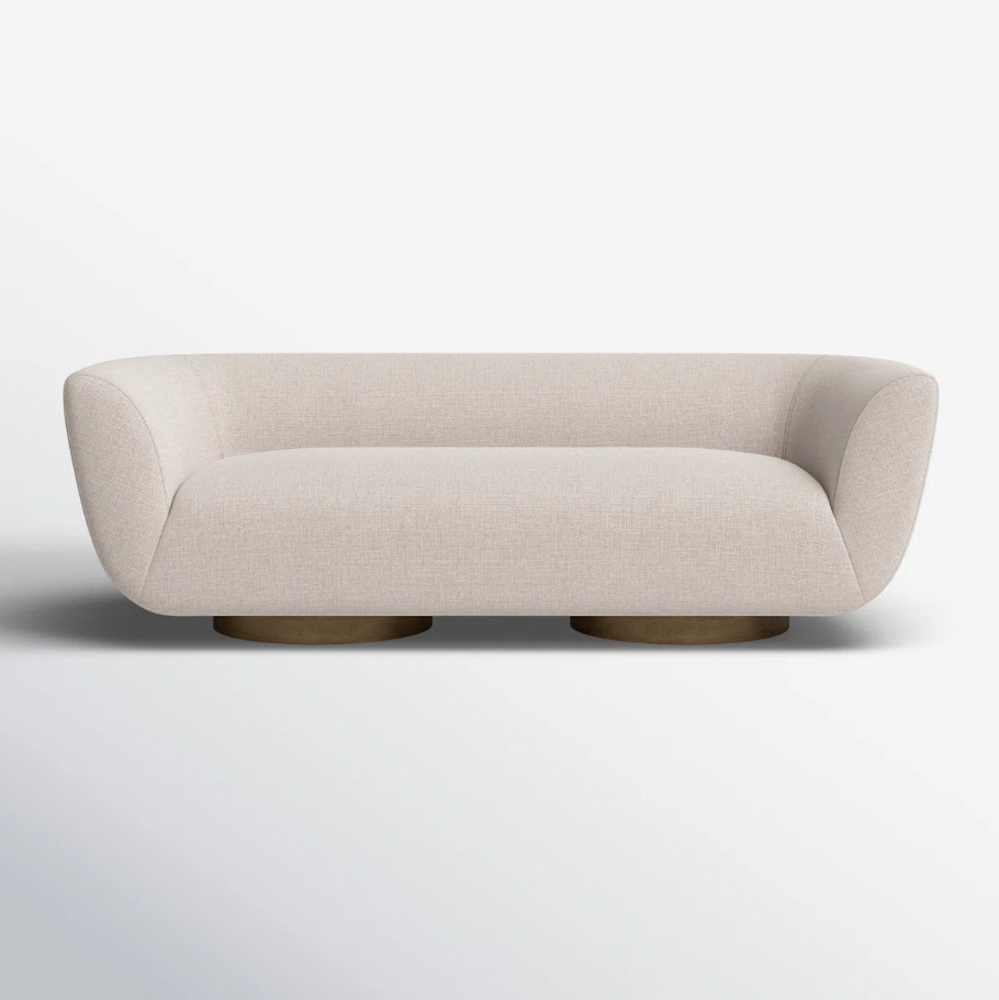 Retailer: AllModern | Shown in: Gibson Taupe performance fabric