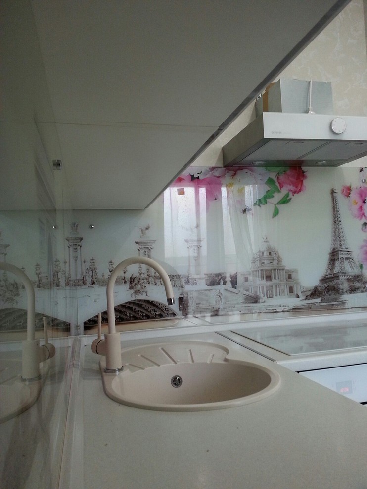 Кухонный фартук из закаленного стекла с фотопечатью "Прованс"