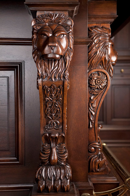 Traditional Carved Bar viktorianisch-hausbar