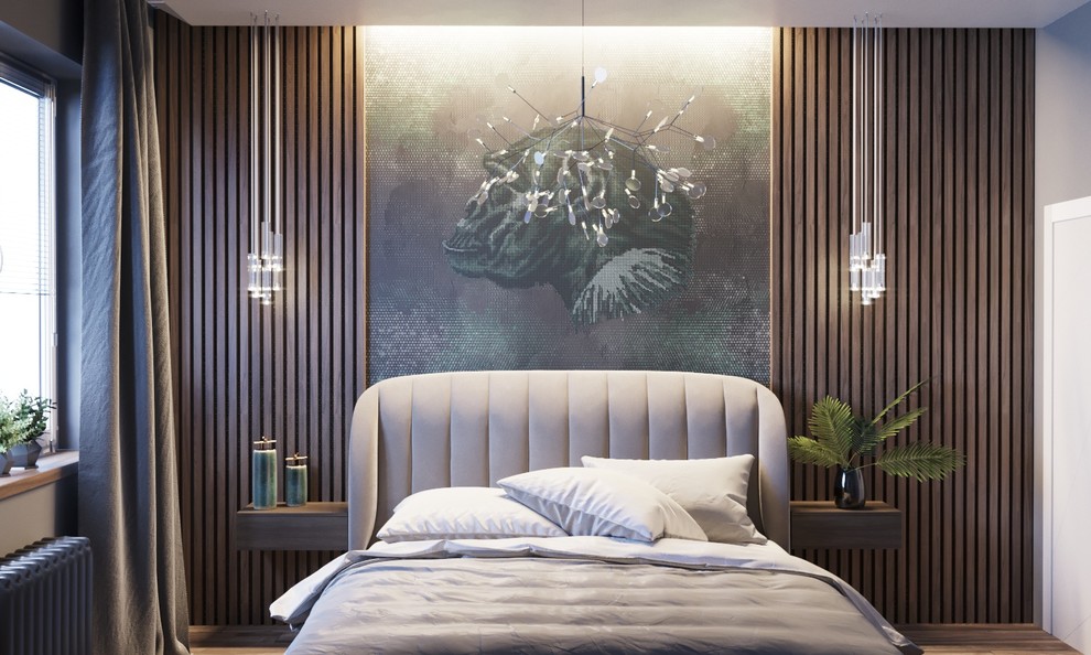 Квартира с тремя спальнями,  площадью 144 м 2