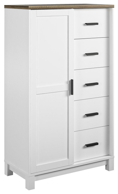 A Design Studio Dorchester Gentlemen S Chest White Transitional