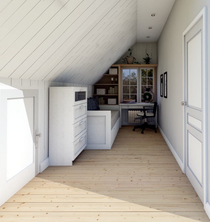 Коттедж для троих.