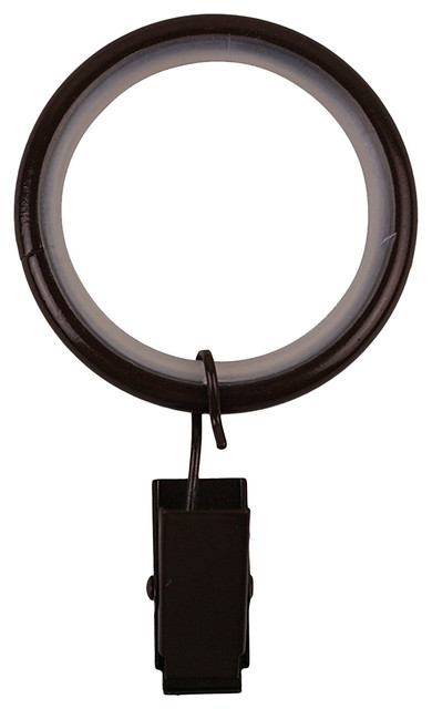 Curtain Rings With Clips 1 5 Transitional Window Treatment