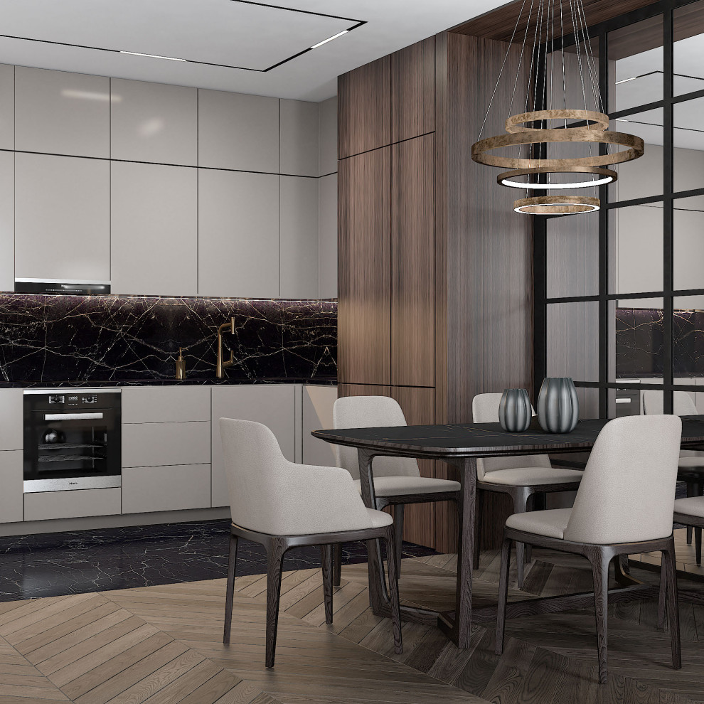 Дизайн проект квартиры 78м2 ЖК "Резиденция Композиторов"