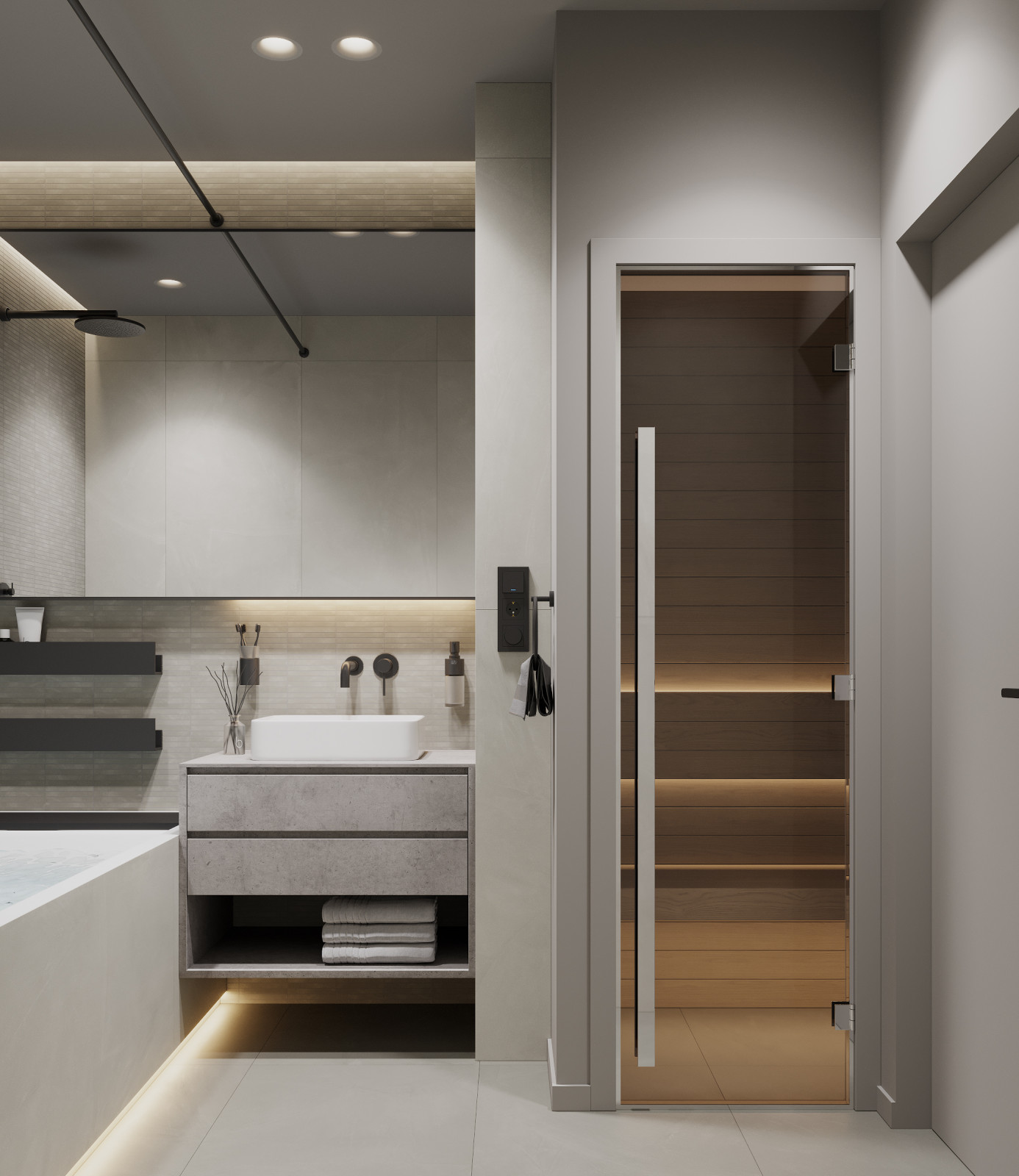 Дизайн квартиры 140м² в Красноярске, ЖК "Александровский"