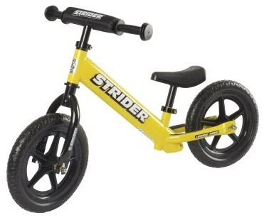 Strider No Pedal Balance Bike - Yellow
