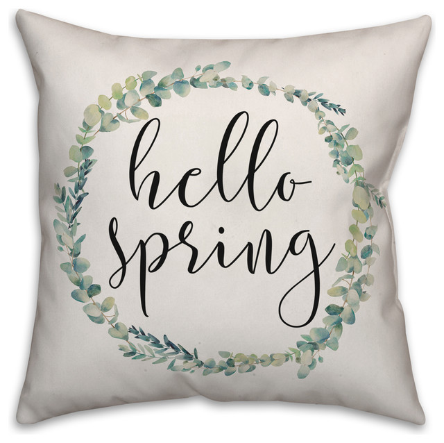 spring throw pillows