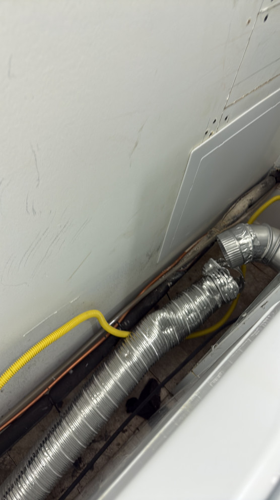 HVAC - Service Call - Plenum Modification + Dryer Vent Installation