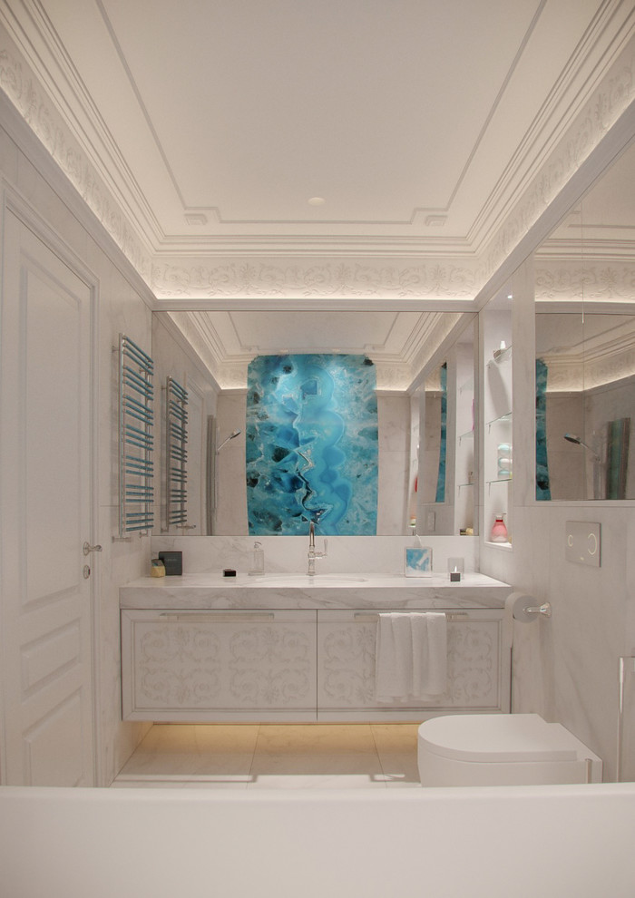 3х уровневая квартира в стиле современная классика