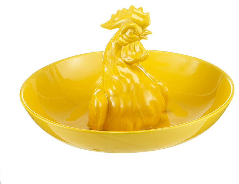 John Centerpiece, John Glossy Yellow Rooster