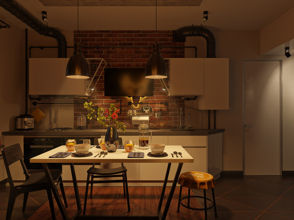 Кухня в стиле ЛОФТ