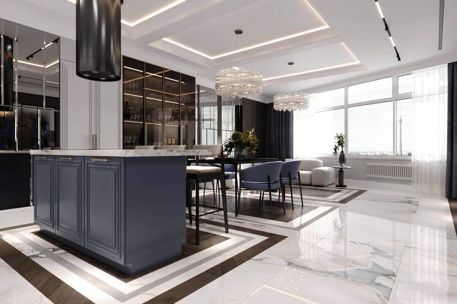 Дизайн и ремонт квартиры в ЖК "Триколор" — Квартира с секретом