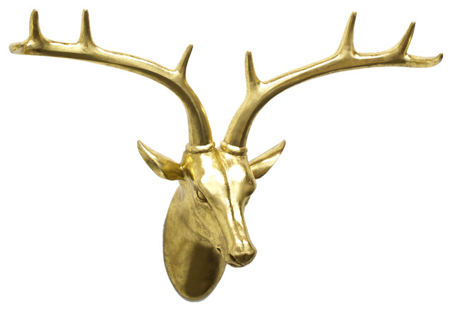 Golden Deer Bust