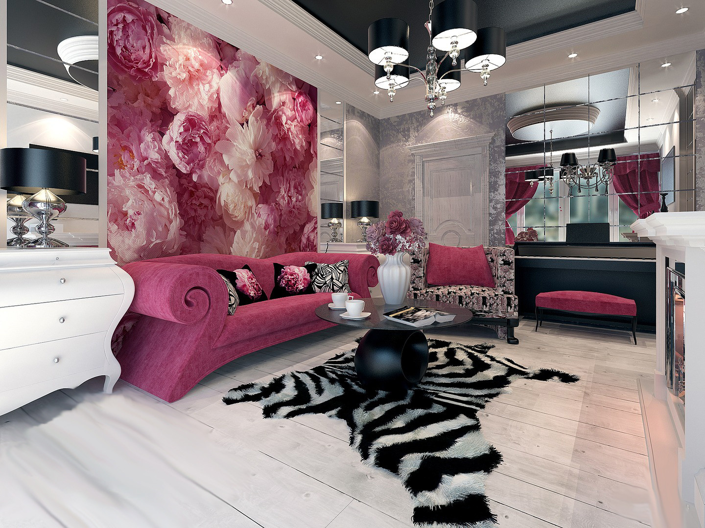 гостинная арт деко