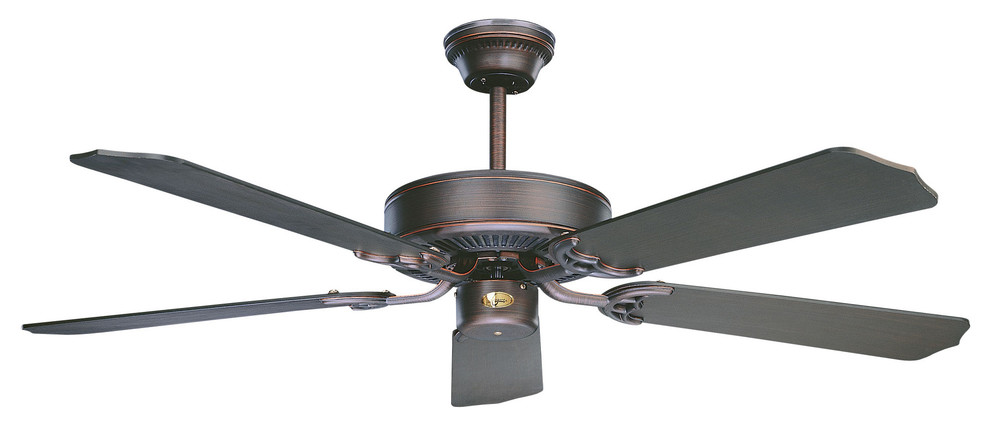 52" California Home Collection Ceiling Fan, Oil Rubbed Bronze