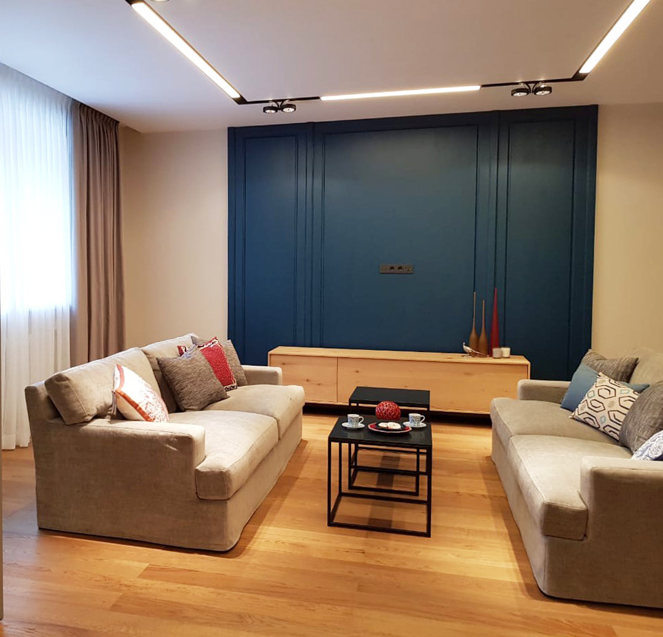 Мужская квартира в стиле эклектика