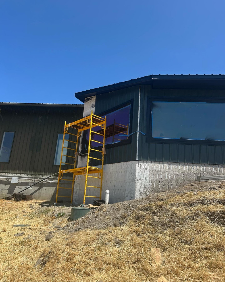 shop siding and stucco work
